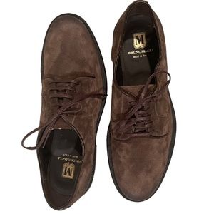 Bruno Magli Mens Suede Tie Oxford Ozzy, BRAND NEW